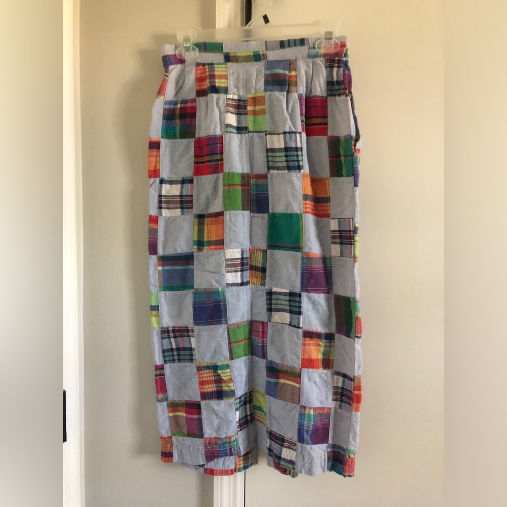 Vintage Liz Claiborne patchwork skirt - Picture 2 of 5